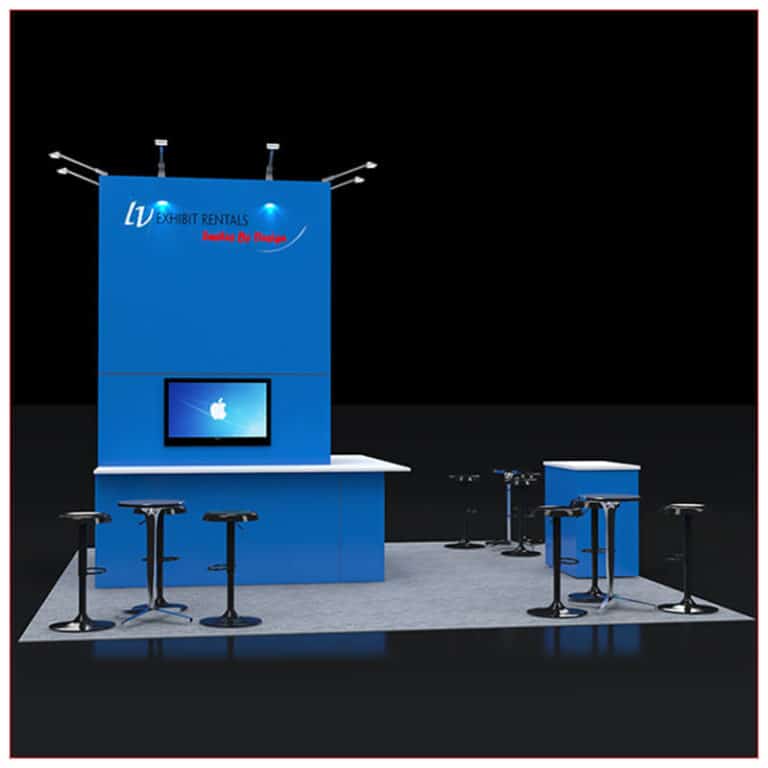 20x20 Trade Show Booth Rental Pkg 429 LV Exhibit Rentals