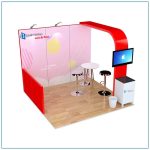 10x10 Trade Show Booth Rental Package 100 from LV Exhibit Rentals in Las Vegas