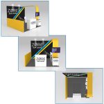 10x10 Trade Show Booth Rental - Package 100 - Rendering - LV Exhibit Rentals