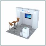 10x10 Trade Show Booth Rental Package 101 from LV Exhibit Rentals in Las Vegas