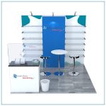 10x10 Trade Show Booth Rental Package 104 - Front View - LV Exhibit Rentals in Las Vegas