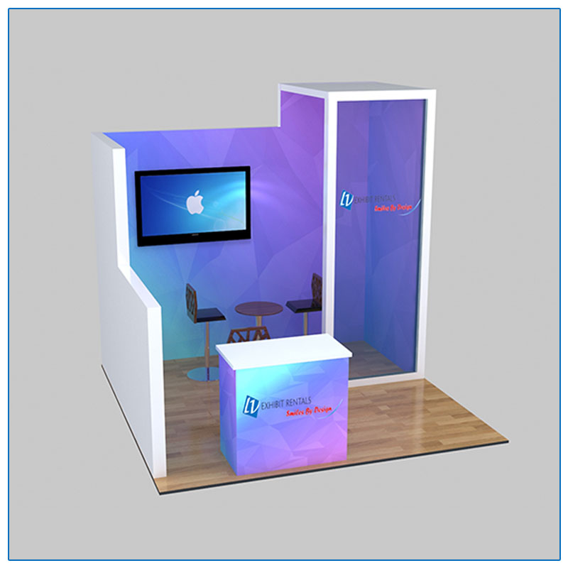 10x10 Booth Rental - Package 112 | LV Exhibit Rentals