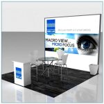 10x10 Trade Show Booth Rental Package 119 - Lightbox Display - Angle View - LV Exhibit Rentals in Las Vegas