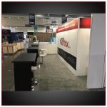 10x20 Trade Show Booth Rental Package 212 Layout Variation Front View - LV Exhibit Rentals in Las Vegas