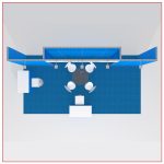10x20 Trade Show Booth Rental Package 215 Top-Down View - LV Exhibit Rentals in Las Vegas