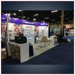 10x20 Trade Show Booth Rental Package 217 Side View - LV Exhibit Rentals in Las Vegas