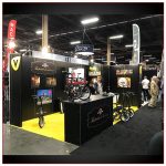 10x20 Trade Show Booth Rental Package 219 Side View - LV Exhibit Rentals in Las Vegas