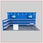 10x20 Trade Show Booth Rental Package 229 Front - LV Exhibit Rentals in Las Vegas