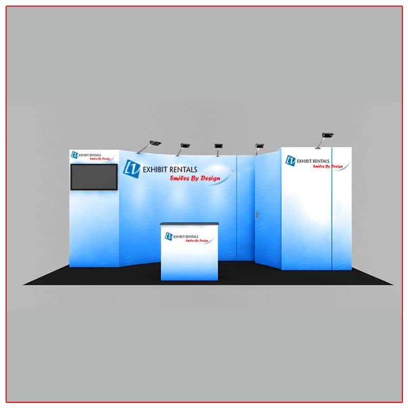 10×20 Booth Rental – Package 232 | LV Exhibit Rentals