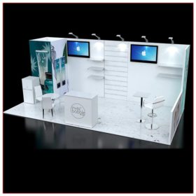 10x20 Trade Show Booth Rental Package 238A - LV Exhibit Rentals in Las Vegas