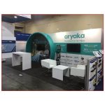 Aryaka - 10x20 Trade Show Booth Rental Package 204 - LV Exhibit Rentals in Las Vegas