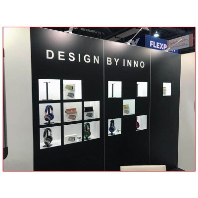 Inno Design - 10x20 Trade Show Booth Rental Package 214 - LV Exhibit Rentals in Las Vegas