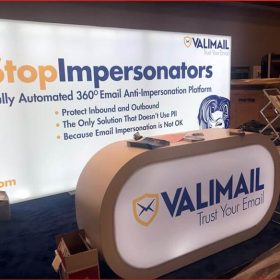 Valimail - 10x20 Trade Show Booth Rental Package 205 - Lightbox Display - LV Exhibit Rentals in Las Vegas