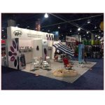 20x20 Trade Show Booth Rental Package 400 - Side View - LV Exhibit Rentals in Las Vegas