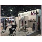 20x20 Trade Show Booth Rental Package 400 - Side View2 - LV Exhibit Rentals in Las Vegas