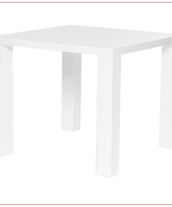 Abby Cafe Table - White - LV Exhibit Rentals in Las Vegas