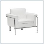 Amanda Lounge Chairs - White - LV Exhibit Rentals in Las Vegas