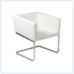 Ari Lounge Chairs - White - LV Exhibit Rentals in Las Vegas