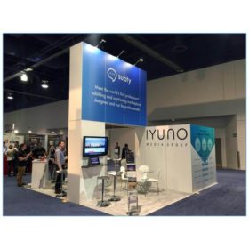 Bunny Chairs White - Iyuno Media Group - LV Exhibit Rentals in Las Vegas