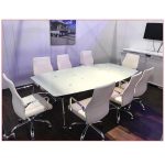Fenella Office Chairs - White - LV Exhibit Rentals in Las Vegas