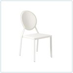 Isabella Chairs - White - LV Exhibit Rentals in Las Vegas