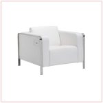 Jolt USB Arm Lounge Chairs - White - LV Exhibit Rentals in Las Vegas