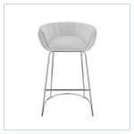 Mitch Bar Stools - White - Trade Show Furniture Rentals from LV Exhibit Rentals in Las Vegas