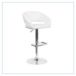 Mod Bar Stools - White - Trade Show Furniture Rentals from LV Exhibit Rentals in Las Vegas