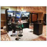 Pluto Bar Stools - Black - LV Exhibit Rentals in Las Vegas