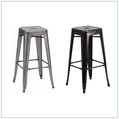 Retro Backless Bar Stools - Trade Show Furniture Rentals from LV Exhibit Rentals in Las Vegas