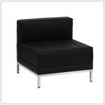 Tampa Armless Sectional - Black - LV Exhibit Rentals in Las VegasTampa Armless Sectional - Black - LV Exhibit Rentals in Las Vegas
