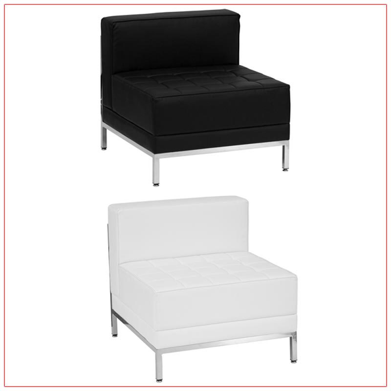 Tampa Armless Sectional - LV Exhibit Rentals in Las Vegas