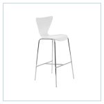 Tendy Bar Stools - White - Trade Show Furniture Rentals from LV Exhibit Rentals in Las Vegas