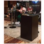 Trave Bar Table - KRS International - LV Exhibit Rentals in Las Vegas
