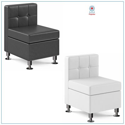 Tuft Armless Lounge Chairs - LV Exhibit Rentals in Las Vegas