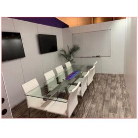 20x20 Trade Show Booth Rental Package 402 - Conference Room - LV Exhibit Rentals in Las Vegas