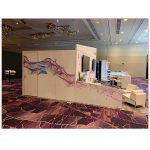 20x20 Trade Show Booth Rental Package 402 - Storage Closet Side - LV Exhibit Rentals in Las Vegas