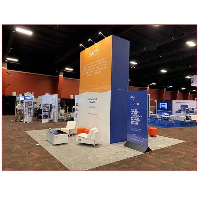 20x20 Trade Show Booth Rental Package 406A - Alterra - LV Exhibit Rentals in Las Vegas
