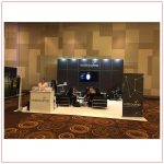20x20 Trade Show Booth Rental Package 417 - Front View2 - LV Exhibit Rentals in Las Vegas