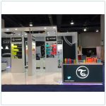 20x30 Trade Show Booth Rental Package 500 - Front - LV Exhibit Rentals in Las Vegas
