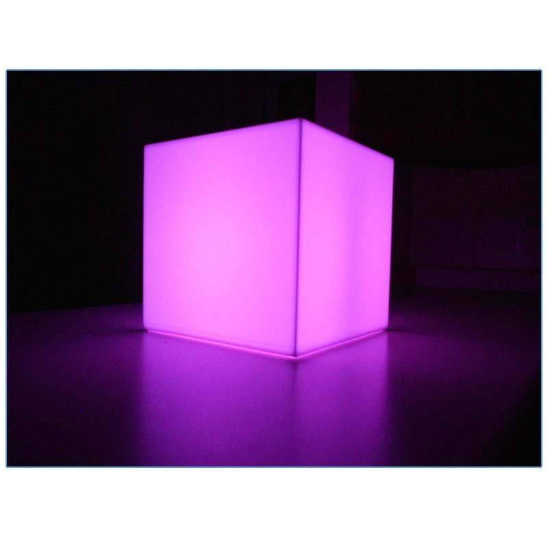 Glow LED 12in Cube - LV Exhibit Rentals in Las Vegas