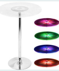 Glow LED Spiral Bar Tables - LV Exhibit Rentals in Las Vegas