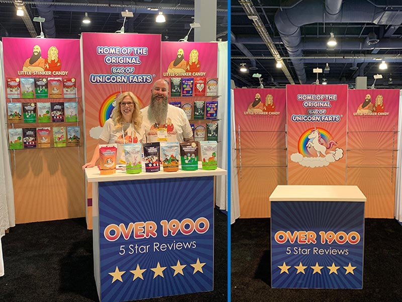 Lil Stinker - 10x10 Trade Show Booth Rental Package 102 - LV Exhibit Rentals in Las Vegas