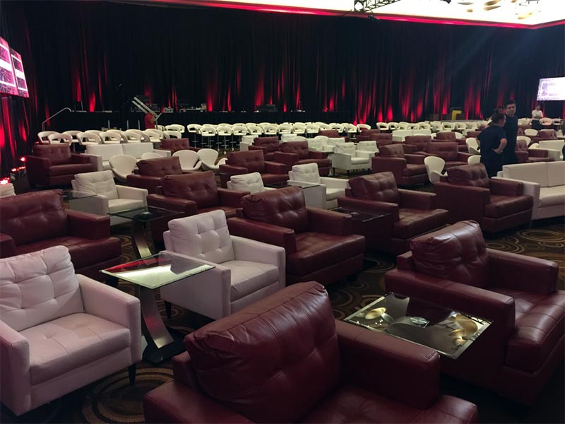 Lounge Seating Rentals for Corporate Events - LV Exhibit Rentals in Las Vegas