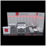 20x30 Trade Show Booth Rental Package 502 - Front - LV Exhibit Rentals in Las Vegas