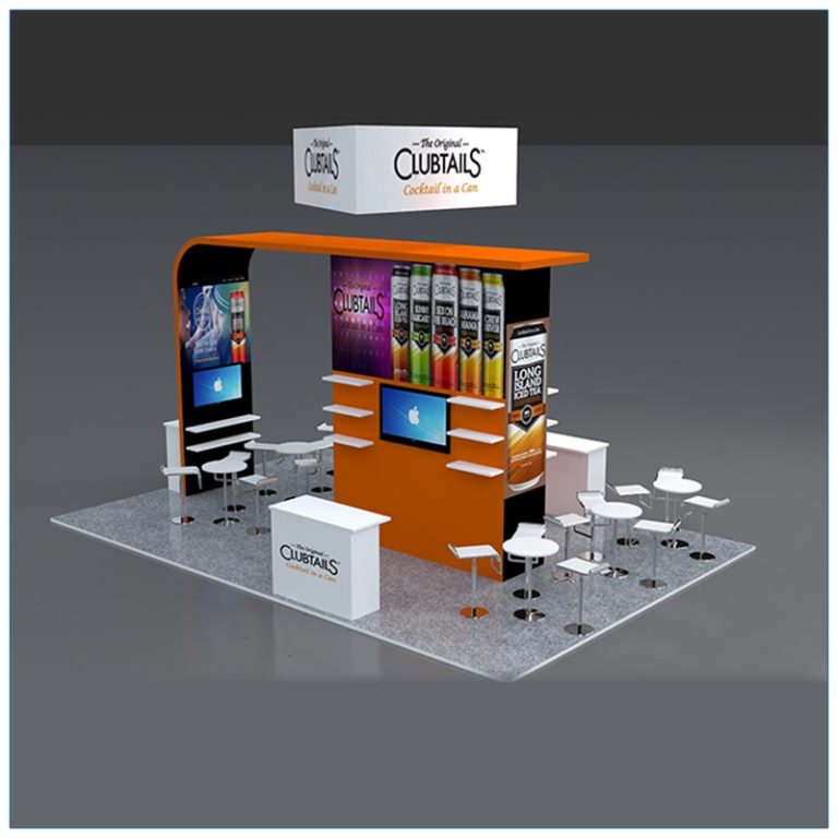 20x30 Trade Show Booth Rental Package 502 | LV Exhibit Rentals