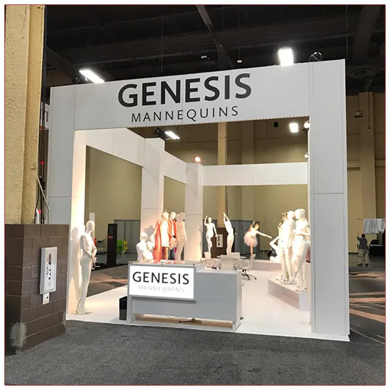 20x40 Trade Show Exhibit Rental Package - LV Exhibit Rentals in Las Vegas