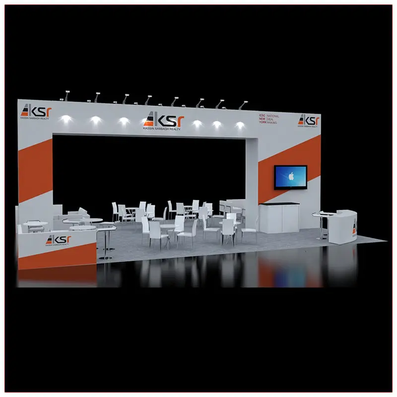 30x40 Trade Show Booth Rental - LV Exhibit Rentals in Las Vegas