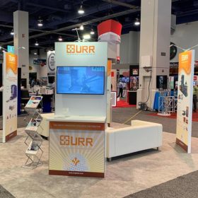 Trade Show Double-Sided Kiosk Rentals - LV Exhibit Rentals in Las Vegas