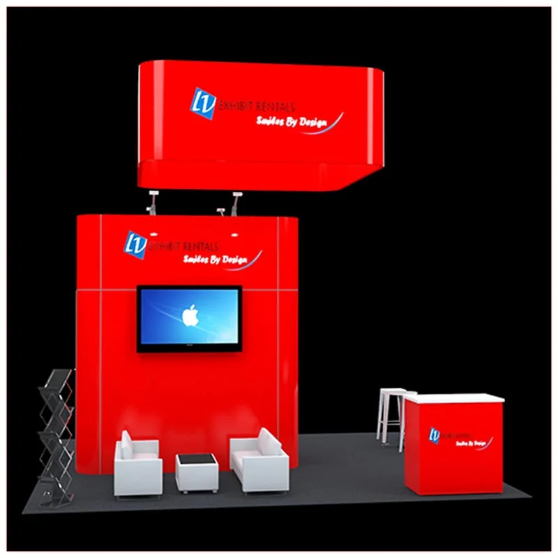20x20 Trade Show Booth Rental Package 420 - LV Exhibit Rentals in Las Vegas